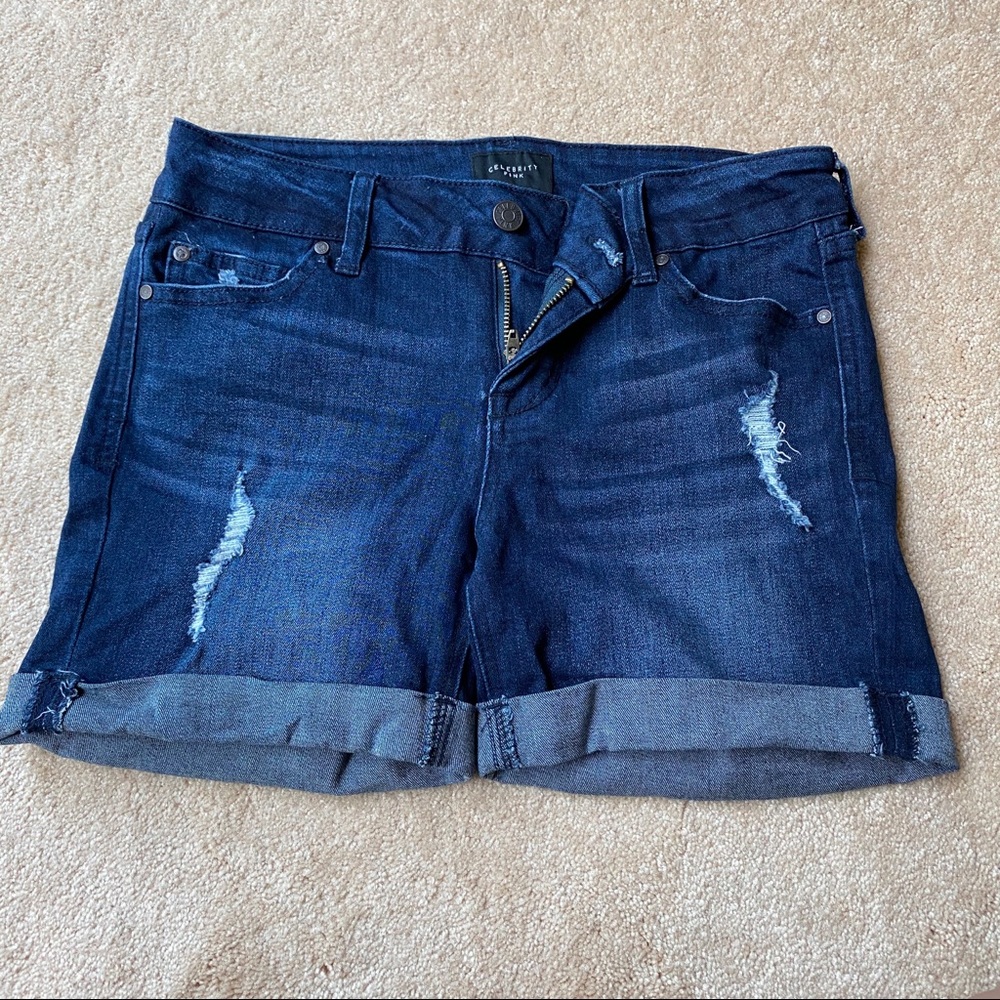 Celebrity Pink Denim Shorts